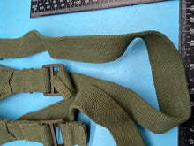 Load image into Gallery viewer, Original WW2 British Army 44 Pattern Equipment Straps - 1945 Dated - The Militaria Shop