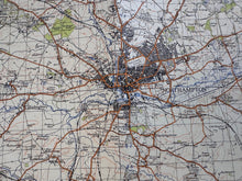 Load image into Gallery viewer, Original WW2 British Army OS Map of Great Britain - Northampton - The Militaria Shop