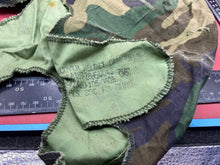 Load image into Gallery viewer, Original US Army M1 Camo Helmet Cover - Vietnam Found - Combat Worn - The Militaria Shop
