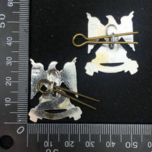 Load image into Gallery viewer, Original British Collar Badge Pair - Royal Scots Dragoon Guards - The Militaria Shop