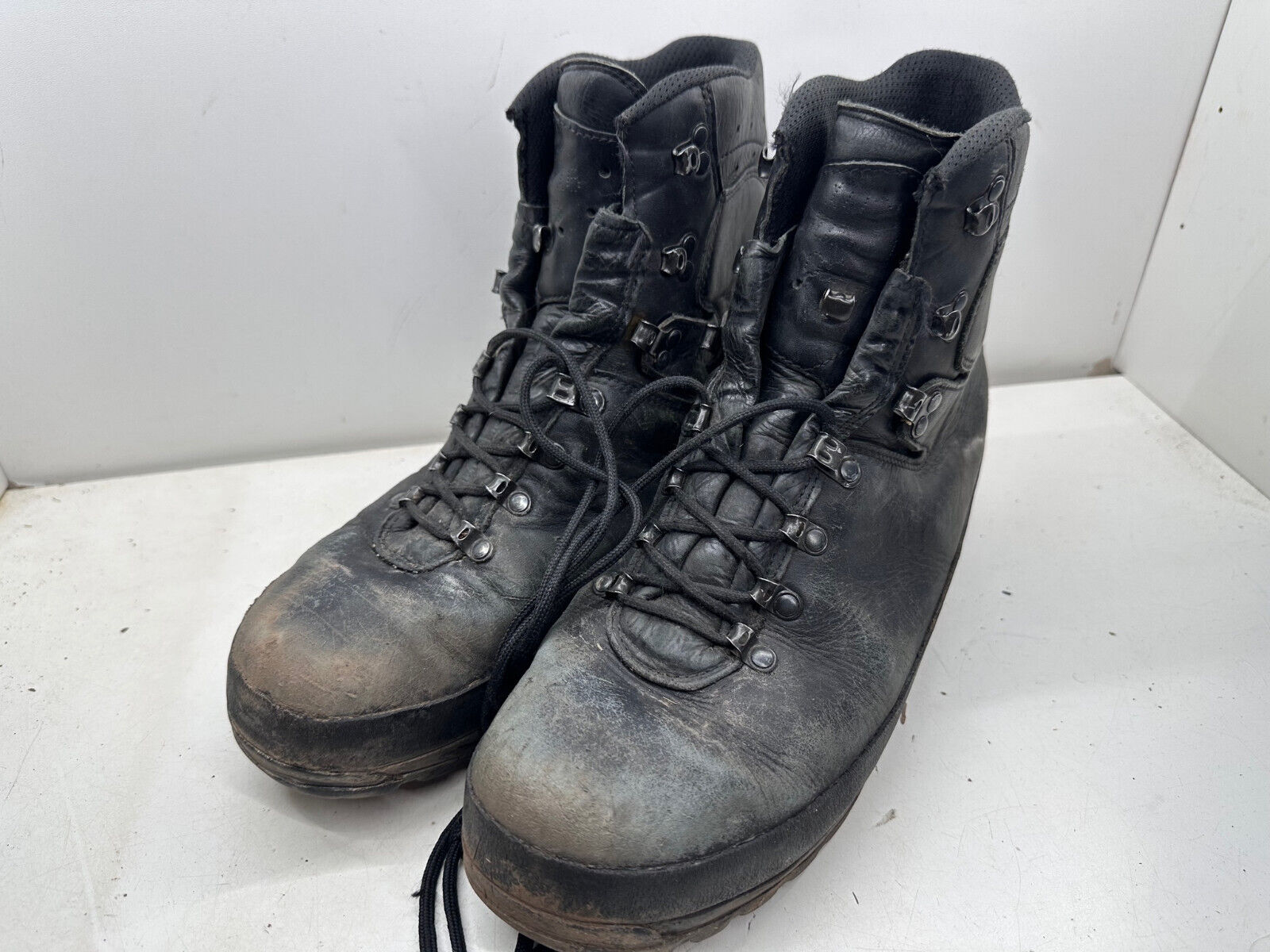 Original Germany army boots black leather field BDU combat BW military issue NEW