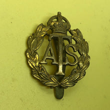Load image into Gallery viewer, Original WW2 British Army ATS Auxiliary Territorial Service Cap Badge - The Militaria Shop