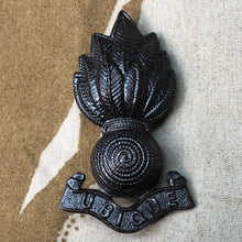 Load image into Gallery viewer, Original British Army WW1 / WW2 Royal Engineers Officer's Bronze Cap Badge - The Militaria Shop