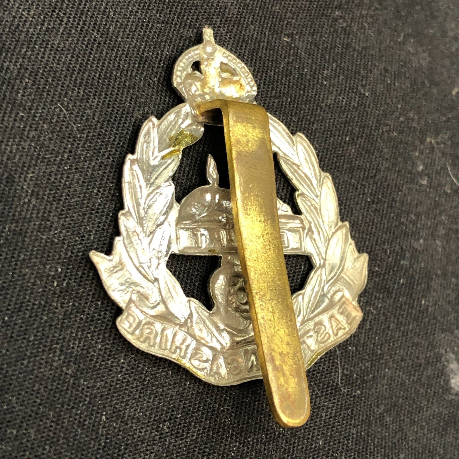 Original WW2 British Army Cap Badge - East Lancashire Regiment - The Militaria Shop