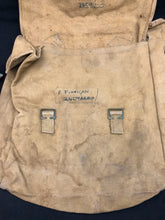 Load image into Gallery viewer, Original WW2 British Army 37 Pattern Webbing 1942 Dated Large Pack - The Militaria Shop