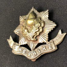 Load image into Gallery viewer, Original British Army WW1 Cheshire Regiment Badge - The Militaria Shop