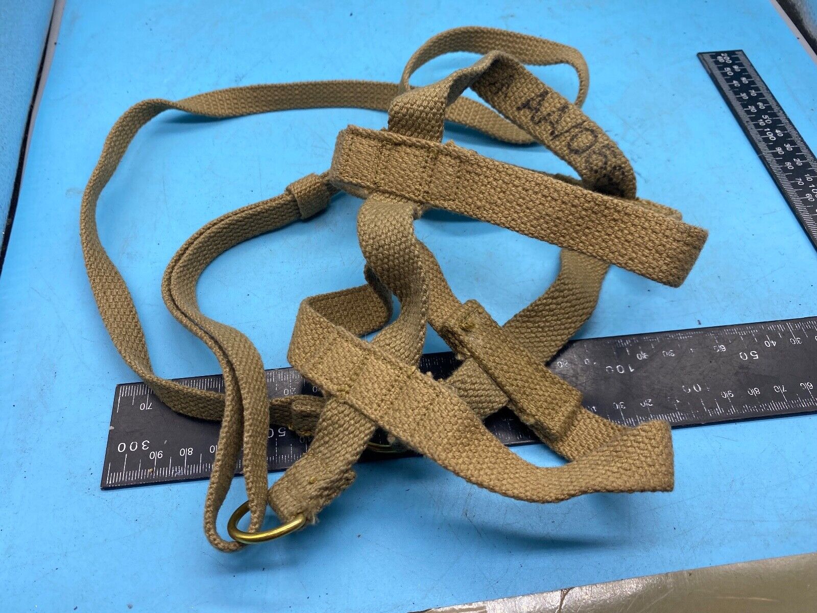 Original British Army 37 Pattern Webbing - Cavalry Pattern Waterbottle Carrier - The Militaria Shop