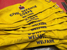Load image into Gallery viewer, Original Group of British Army Civil Defence Corps Welfare Armbands - The Militaria Shop