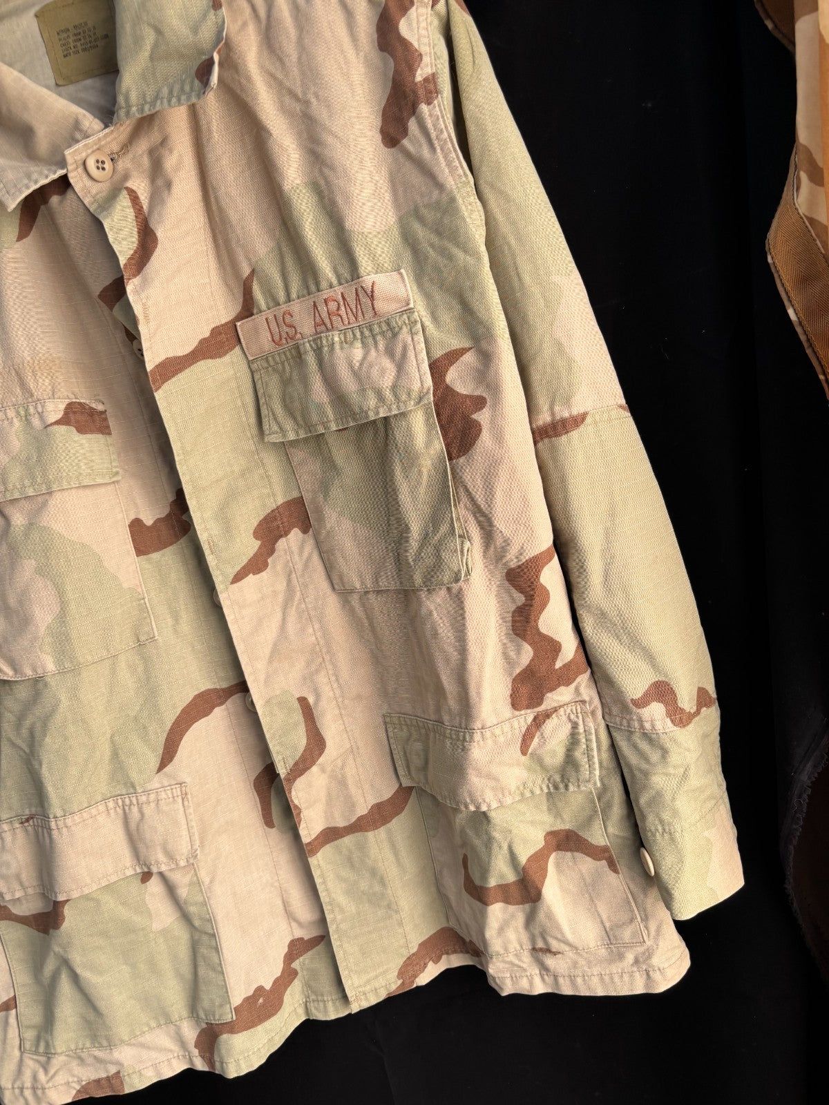 Gulf War US Army DCU Camouflaged Combat Field Coat/Jacket - Medium/Regular - The Militaria Shop