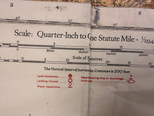 Load image into Gallery viewer, Original WW2 British Army RAF Navy Base Map of England - North Wales /Manchester - The Militaria Shop