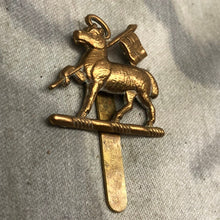Load image into Gallery viewer, Original British Army Queen's Royal Regiment (West Surrey) Cap Badge - The Militaria Shop