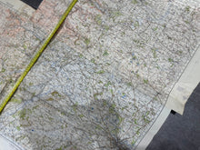 Load image into Gallery viewer, Original WW2 British Army GSGS Map of England & Wales 4/5 Maps Combined Together - The Militaria Shop