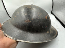 Lade das Bild in den Galerie-Viewer, Original WW2 British Style South African Mk2 Army Combat Helmet & Liner - The Militaria Shop