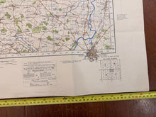 Load image into Gallery viewer, Original WW2 British Army GSGS OS Map of England - The Dukeries - The Militaria Shop