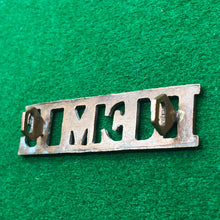 Load image into Gallery viewer, Original WW2 British Army Brass Shoulder Title - REME Engineers - The Militaria Shop