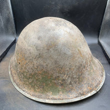 Load image into Gallery viewer, Original WW2 British/Canadian Army Mk3 Turtle Combat Helmet - The Militaria Shop
