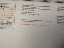 Load image into Gallery viewer, Original WW2 British Army RAF Navy Base Map of England - The Border of Scotland - The Militaria Shop