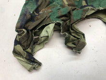 Load image into Gallery viewer, Original US Army Vietnam War Era M1 Camo Helmet Cover - Local Find - Combat Worn - The Militaria Shop