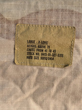 Load image into Gallery viewer, Gulf War US Army DCU Camouflaged Combat Field Coat/Jacket - Large/X-Long - The Militaria Shop