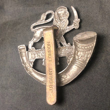 Load image into Gallery viewer, Original WW2 British Army Cap Badge - Herefordshire Light Infantry - The Militaria Shop