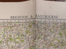 Charger l'image dans la galerie, Original WW2 British Army GSGS OS Map of Great Britain - Brighton & Eastbourne - The Militaria Shop