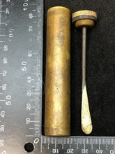 Load image into Gallery viewer, Original WW1 British Army SMLE Enfield Brass Oil Bottle - J.J.B Maker Marked - The Militaria Shop