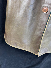 Load image into Gallery viewer, Original WW2 British Army No.2 Camouflaged Leather Jerkin - Size 1 - 1945 Dated - The Militaria Shop