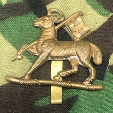 Load image into Gallery viewer, Original WW2 British Army Cap Badge - Queen's Royal West Surrey - The Militaria Shop