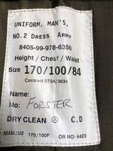 Lade das Bild in den Galerie-Viewer, Grade 1 Used British Army No.2 Air Corps Dress Uniform Jacket - Size 170/100/84 - The Militaria Shop