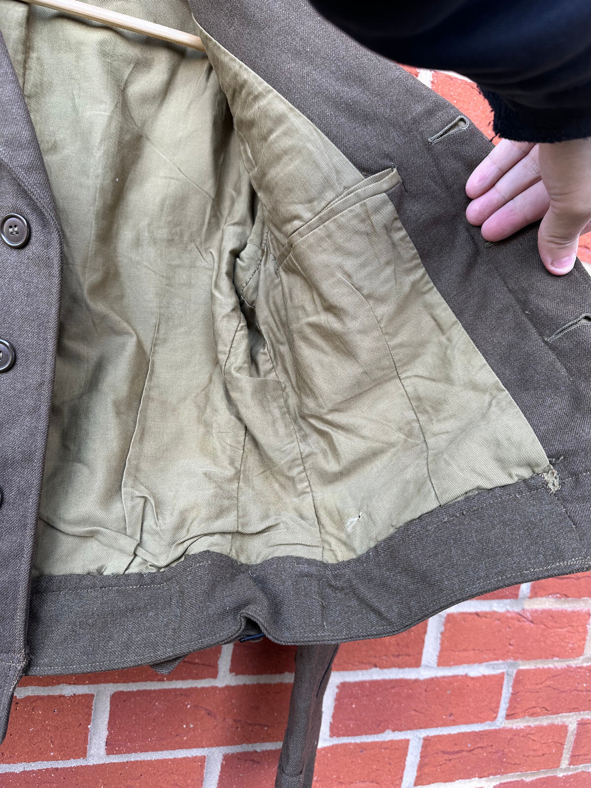 Original WW2 US Air Force Ike Jacket - 1944 Dated - Size 36 Long - The Militaria Shop