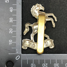 Load image into Gallery viewer, Genuine WW2 British Army Brass Cap Badge - West Kent Yeomanry - The Militaria Shop