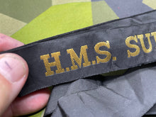 Lade das Bild in den Galerie-Viewer, British Royal Navy HMS Sultan - Cap Tally - The Militaria Shop
