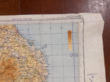 Load image into Gallery viewer, Original WW2 British Army RAF Navy Base Map of England - South West - Cornwall - The Militaria Shop