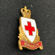 Load image into Gallery viewer, Vintage British Red Cross Society (BRCS) Branch Lapel Pin - The Militaria Shop