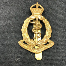 Load image into Gallery viewer, Original WW2 British Army Cap Badge - Royal Army Medical Corps - The Militaria Shop