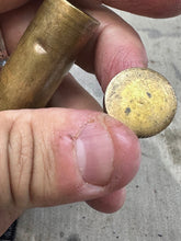 Load image into Gallery viewer, Original WW2 British Army SMLE Enfield Brass Oil Bottle - EFD - The Militaria Shop