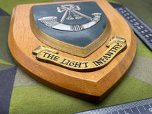 Load image into Gallery viewer, Original British Army The Light Infantry Wall Plaque - The Militaria Shop