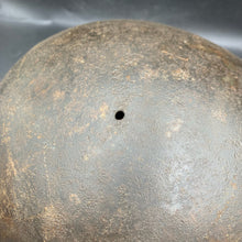 Load image into Gallery viewer, Original British/Canadian Army WW2 Mk3 Turtle High Rivet Combat Steel Helmet - The Militaria Shop