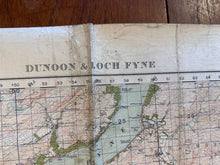 Load image into Gallery viewer, Original WW2 British Army GSGS Map of Scotland - Dunoon & Loch Fyne - The Militaria Shop