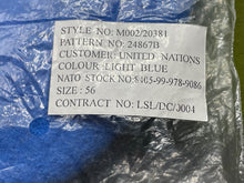 Load image into Gallery viewer, Original United Nations Blue Beret in Bag Unissued - Size 56 - The Militaria Shop