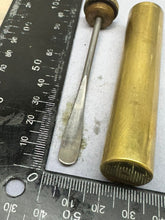 Load image into Gallery viewer, Original WW1 British Army SMLE Enfield Brass Oil Bottle - The Militaria Shop