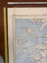 Charger l'image dans la galerie, Original WW2 British Army RAF Navy Base Map of Scotland - Glasgow - The Militaria Shop