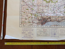 Load image into Gallery viewer, Original WW2 British Army GSGS Map of Scotland - Arbroath & Montrose - The Militaria Shop