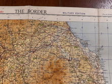 Load image into Gallery viewer, Original WW2 British Army RAF Navy Base Map of England - The Border of Scotland - The Militaria Shop