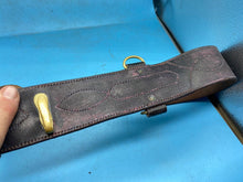 Load image into Gallery viewer, Original British Army Officer's Sam Browne Leather Belt - Approx 32" Waist - The Militaria Shop