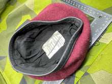 Load image into Gallery viewer, Original British Army Parachute Regiment / Airborne Forces Red Beret - Size 53cm - The Militaria Shop