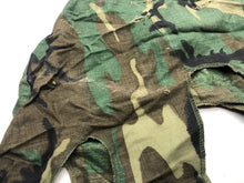 Load image into Gallery viewer, Original US Army Vietnam War Era M1 Camo Helmet Cover - Local Find - Combat Worn - The Militaria Shop