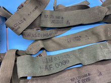 Load image into Gallery viewer, Original WW2 British Army 44 Pattern Equipment Straps - 1945 Dated - The Militaria Shop
