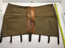 Load image into Gallery viewer, Original WW2 British Army 37 Pattern Despatch Riders High Sided Spats 1943 Dated - The Militaria Shop