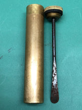 Charger l'image dans la galerie, Original WW1 British Army SLME Lee Enfield Brass Oil Bottle - The Militaria Shop